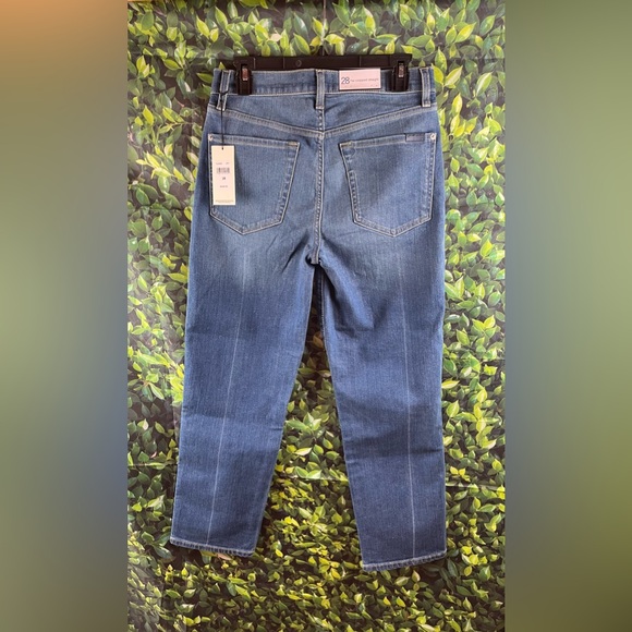 For All 7 Mankind Size:28  Women HW Cropped Straight  Blue Jeans - Picture 14 of 14
